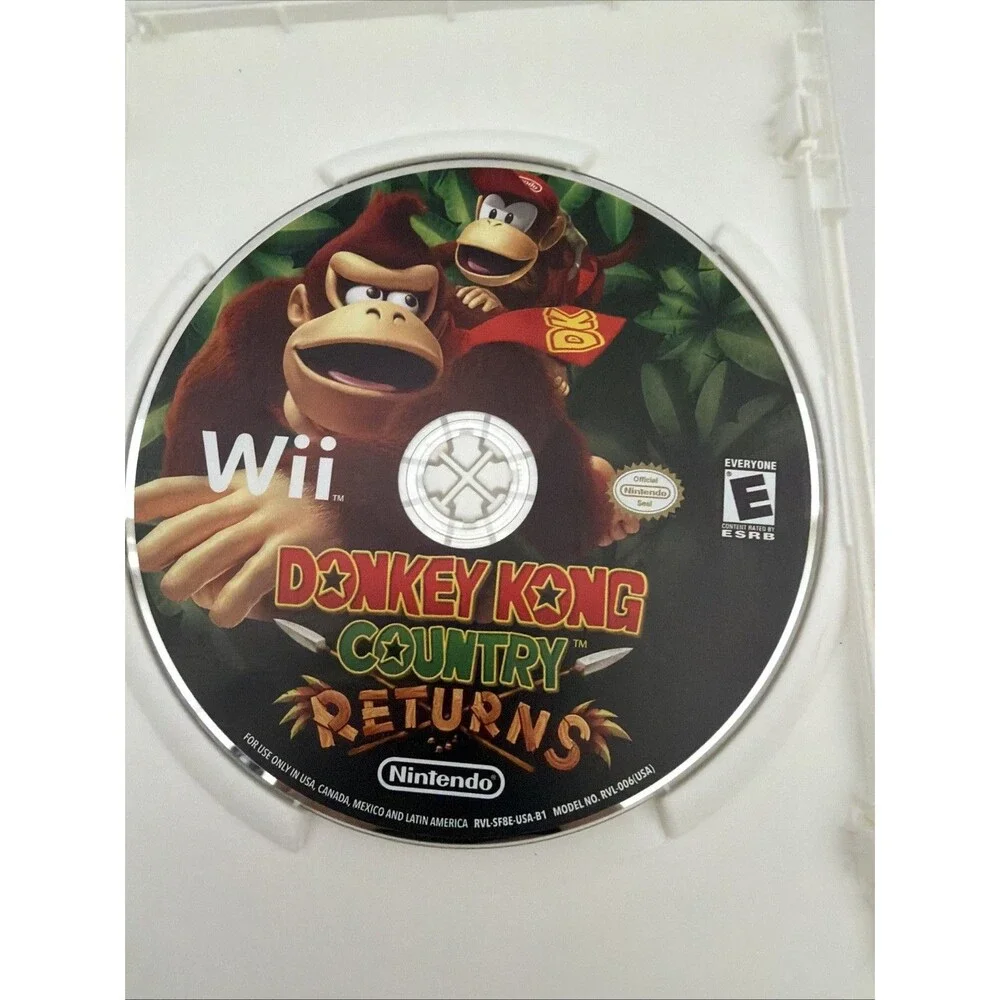 Nintendo Donkey Kong Country Returns Nintendo Wii Complete with Manual Tested